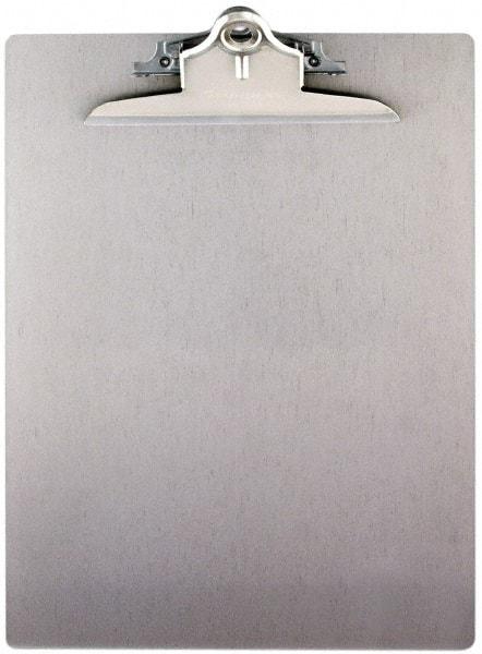 Saunders - 13-1/4 Inch Long x 9 Inch Wide x 1-3/4 Inch High, Clip Board - Silver - Americas Industrial Supply