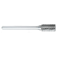 ‎SE-51 -1/4 × 3/8 LOC × 1/8 Shank × 1-1/2 OAL Egg Shape Carbide Medium Tough Cut Burr - Americas Industrial Supply