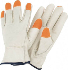 MCR Safety - Size XL General Protection Work Gloves - For Work & Driver, Uncoated, Natural, Paired - Americas Industrial Supply
