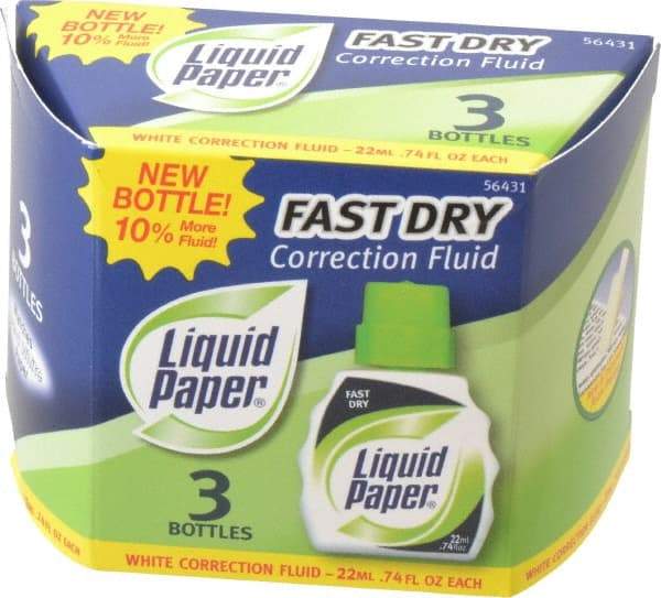 Paper Mate Liquid Paper - Fast Dry Correction Fluid - 22 ml - Americas Industrial Supply