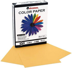 UNIVERSAL - 8-1/2" x 11" Goldenrod Copy Paper - Use with Laser Printers, Copiers, Offset Presses, Spirit Duplicators - Americas Industrial Supply