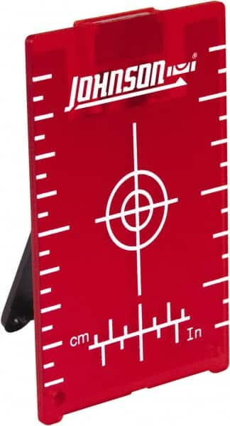 Johnson Level & Tool - Laser Level Magnetic Floor Target - Use With Laser Levels - Americas Industrial Supply