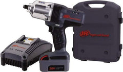 Ingersoll-Rand - 1/2" Drive 20 Volt Pistol Grip Cordless Impact Wrench & Ratchet - 1,900 RPM, 2,300 BPM, 780 Ft/Lb Torque, 1 Lithium-Ion Battery Included - Americas Industrial Supply