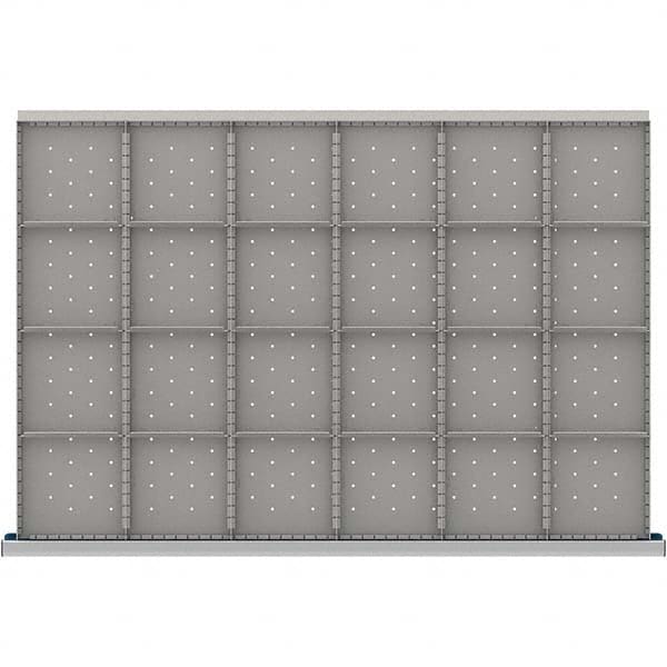 LISTA - 24-Compartment Drawer Divider Layout for 3.15" High Drawers - Americas Industrial Supply