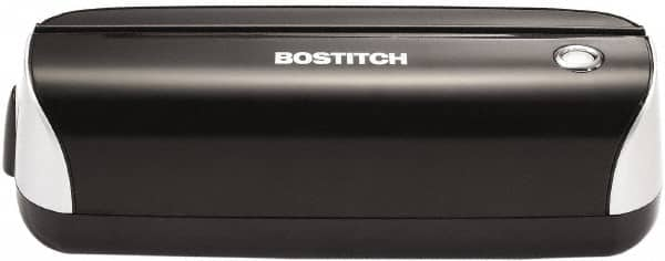 Stanley Bostitch - Paper Punches Type: 12 Sheet Electric Three Hole Punch Color: Black - Americas Industrial Supply