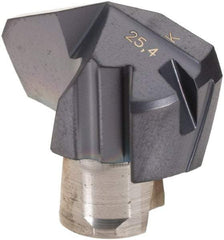 Iscar - Series ICK, 1" Diam Grade IC908 140° Replaceable Drill Tip - Carbide, TiAlN Finish, 25 Seat Size, Through Coolant - Americas Industrial Supply