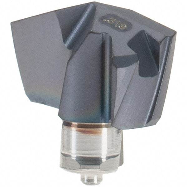 Iscar - Series ICP-2M, 0.319" Diam Grade IC908 140° Replaceable Drill Tip - Carbide, TiAlN Finish, 8 Seat Size, Through Coolant - Americas Industrial Supply