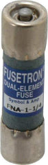 Cooper Bussmann - 250 VAC, 1.25 Amp, Time Delay Pin Indicator Fuse - Fuse Holder Mount, 1-1/2" OAL, 10 at 125 V kA Rating, 13/32" Diam - Americas Industrial Supply