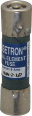 Cooper Bussmann - 250 VAC, 2.5 Amp, Time Delay Pin Indicator Fuse - Fuse Holder Mount, 1-1/2" OAL, 10 at 125 V kA Rating, 13/32" Diam - Americas Industrial Supply