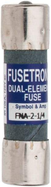 Cooper Bussmann - 250 VAC, 2.25 Amp, Time Delay Pin Indicator Fuse - Fuse Holder Mount, 1-1/2" OAL, 10 at 125 V kA Rating, 13/32" Diam - Americas Industrial Supply