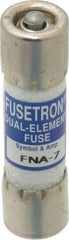 Cooper Bussmann - 125 VAC, 7 Amp, Time Delay Pin Indicator Fuse - Fuse Holder Mount, 1-1/2" OAL, 10 at AC kA Rating, 13/32" Diam - Americas Industrial Supply