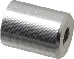 Mag-Mate - 8-32 Thread, 3/8" Diam, 1/2" High, 0.65 Lb Average Pull Force, Neodymium Rare Earth Pot Magnet - 1/4" Tapped Hole Depth, Nickel Plated, Aluminum Insulated - Americas Industrial Supply