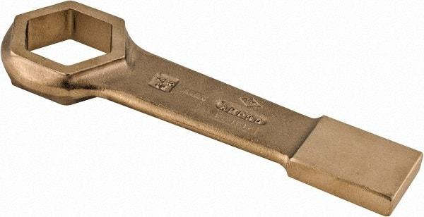 Ampco - 2-3/8" 6 Point Striking Box Wrench - Single End, 12-1/4" OAL, Aluminum Bronze - Americas Industrial Supply
