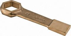Ampco - 2-3/8" 6 Point Striking Box Wrench - Single End, 12-1/4" OAL, Aluminum Bronze - Americas Industrial Supply