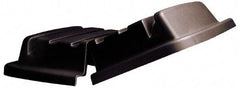 Rubbermaid - 38-3/8" Long x 25-3/4" Wide x 8-1/2" High, Black Polyethylene Hinged Lid - Use with Rubbermaid - 4608 Poly Cube Truck - Americas Industrial Supply
