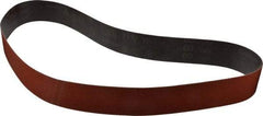 3M - 2-1/2" Wide x 60" OAL, 60 Grit, Ceramic Abrasive Belt - Ceramic, Medium, Coated, YF Weighted Cloth Backing, Wet/Dry, Series 777F - Americas Industrial Supply