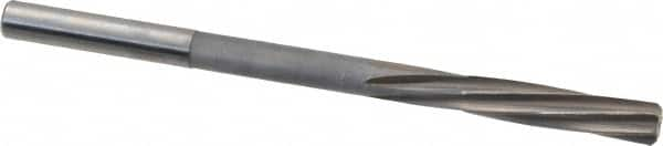 Magafor - 6.3602mm Solid Carbide 6 Flute Chucking Reamer - Spiral Flute, 0.236" Straight Shank, 1-7/64" Flute Length, 3-31/32" OAL - Americas Industrial Supply