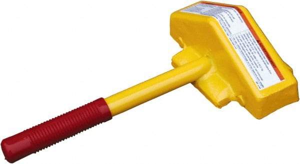 Vestil - 7-1/2" Wide x 3-13/16" High x 12-3/4" Deep, Steel Wheel Chock - Americas Industrial Supply
