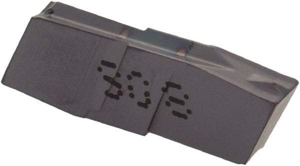 Iscar - 300020GIP Grade IC908, 3mm Cutting Width Carbide Grooving Insert - Neutral, 0.2mm Corner Radius, TiAlN Finish - Americas Industrial Supply