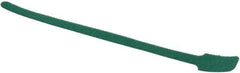 SpeedTech - 11" Long Green Nylon & Polyethylene Hook & Loop Strap - 40 Lb Tensile Strength - Americas Industrial Supply