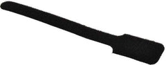 SpeedTech - 6" Long Black Nylon & Polyethylene Hook & Loop Strap - 40 Lb Tensile Strength - Americas Industrial Supply