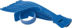 SpeedTech - 8" Long Blue Nylon & Polyethylene Hook & Loop Strap - 40 Lb Tensile Strength - Americas Industrial Supply