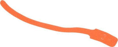 SpeedTech - 8" Long Orange Nylon & Polyethylene Hook & Loop Strap - 40 Lb Tensile Strength - Americas Industrial Supply