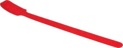 SpeedTech - 8" Long Red Nylon & Polyethylene Hook & Loop Strap - 40 Lb Tensile Strength - Americas Industrial Supply