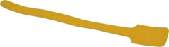 SpeedTech - 8" Long Yellow Nylon & Polyethylene Hook & Loop Strap - 40 Lb Tensile Strength - Americas Industrial Supply