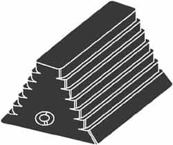 NMC - 8-3/8" Wide x 6-1/2" High x 5-5/8" Deep, Rubber Wheel Chock - Americas Industrial Supply