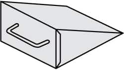 NMC - 10" Wide x 6" High x 8" Deep, Steel Wheel Chock - Americas Industrial Supply