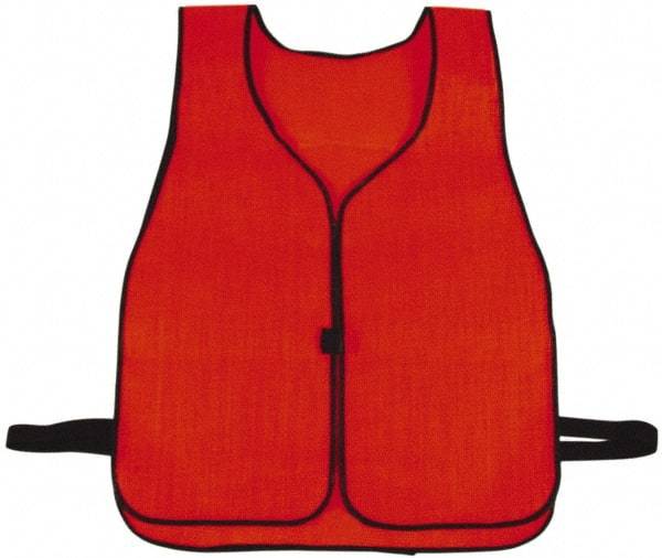 NMC - One Size Fits Most High Visibility Orange Mesh General Purpose Vest - Hook & Loop Closure, Naslyn Mesh - Americas Industrial Supply