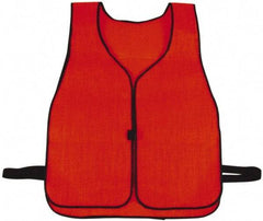 NMC - One Size Fits Most High Visibility Orange Mesh General Purpose Vest - Hook & Loop Closure, Naslyn Mesh - Americas Industrial Supply