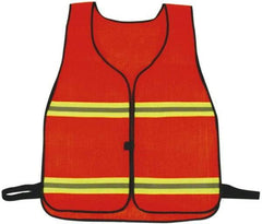 NMC - One Size Fits Most High Visibility Orange Mesh General Purpose Vest - Hook & Loop Closure, Naslyn Mesh - Americas Industrial Supply