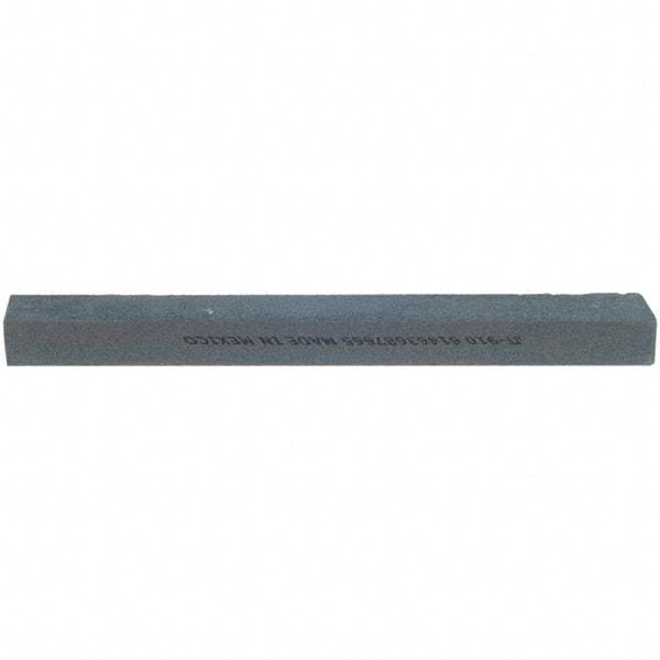 Norton - 10" Long x 1-1/4" Wide x 3/4" Thick, Silicon Carbide Sharpening Stone - Flat, Medium Grade - Americas Industrial Supply