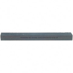 Norton - 10" Long x 1-1/4" Wide x 3/4" Thick, Silicon Carbide Sharpening Stone - Flat, Medium Grade - Americas Industrial Supply