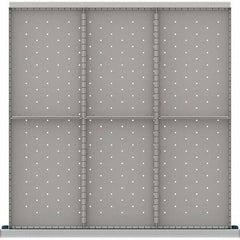 LISTA - 6-Compartment Drawer Divider Layout for 3.15" High Drawers - Americas Industrial Supply