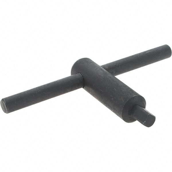 Interstate - 4" Chuck Diam Compatibility, Lathe Chuck Key - 3-1/8" Body Length, 1/4" Actual Key Square Size - Americas Industrial Supply