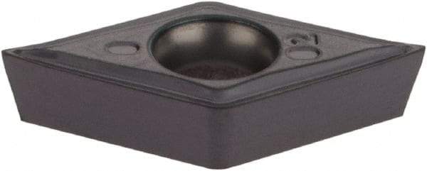 Iscar - DCMT3-0 SM Grade IC907 Carbide Turning Insert - 55° Diamond, 3/8" Inscr Circle, 5/32" Thick, 0.0079" Corner Radius - Americas Industrial Supply