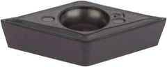 Iscar - DCMT3-0 SM Grade IC907 Carbide Turning Insert - 55° Diamond, 3/8" Inscr Circle, 5/32" Thick, 0.0079" Corner Radius - Americas Industrial Supply