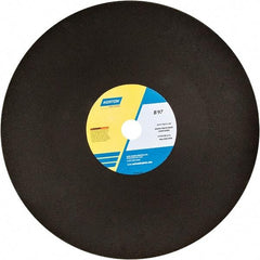 Norton - 24" Aluminum Oxide Cutoff Wheel - 7/32" Thick, 1-3/4" Arbor - Americas Industrial Supply