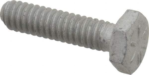 Armor Coat - 1/4-20 UNC, 1" Length Under Head Hex Head Cap Screw - Fully Threaded, Grade 8 Steel, 7/16" Hex - Americas Industrial Supply