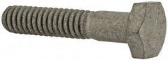 Armor Coat - 1/4-20 UNC, 1-1/4" Length Under Head Hex Head Cap Screw - Partially Threaded, Grade 8 Steel, 7/16" Hex - Americas Industrial Supply