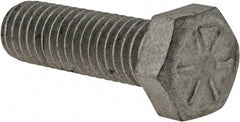 Armor Coat - 3/8-16 UNC, 1-1/4" Length Under Head Hex Head Cap Screw - Fully Threaded, Grade 8 Steel, 9/16" Hex - Americas Industrial Supply