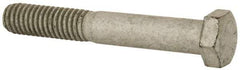 Armor Coat - 3/8-16 UNC, 2-1/2" Length Under Head Hex Head Cap Screw - Partially Threaded, Grade 8 Steel, 9/16" Hex - Americas Industrial Supply