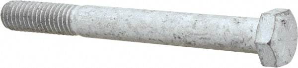 Armor Coat - 3/8-16 UNC, 3-1/4" Length Under Head Hex Head Cap Screw - Partially Threaded, Grade 8 Steel, 9/16" Hex - Americas Industrial Supply