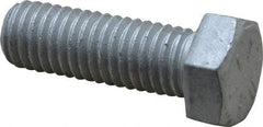 Armor Coat - 1/2-13 UNC, 1-1/2" Length Under Head Hex Head Cap Screw - Fully Threaded, Grade 8 Steel, 3/4" Hex - Americas Industrial Supply