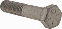 Armor Coat - 1/2-13 UNC, 2-1/2" Length Under Head Hex Head Cap Screw - Partially Threaded, Grade 8 Steel, 3/4" Hex - Americas Industrial Supply