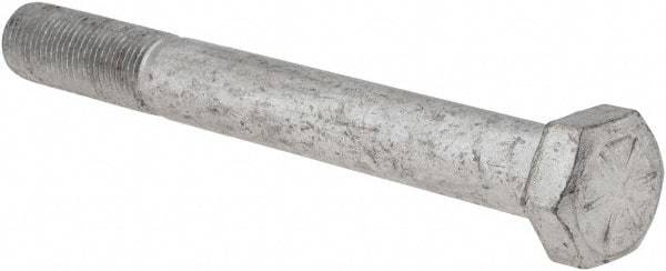 Armor Coat - 1/2-20 UNF, 4-1/2" Length Under Head Hex Head Cap Screw - Partially Threaded, Grade 8 Steel, 3/4" Hex - Americas Industrial Supply