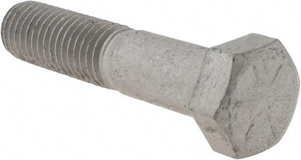 Armor Coat - 5/8-11 UNC, 3" Length Under Head Hex Head Cap Screw - Partially Threaded, Grade 8 Steel, 15/16" Hex - Americas Industrial Supply